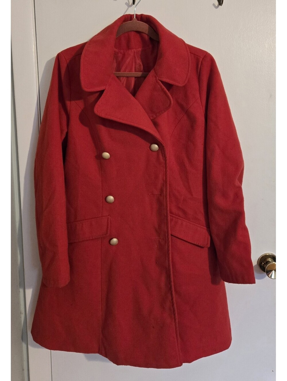 Fashion 2 Figure Torrid Breasted Peacoat Size 0 Plus Lined Pockets Winter Coat